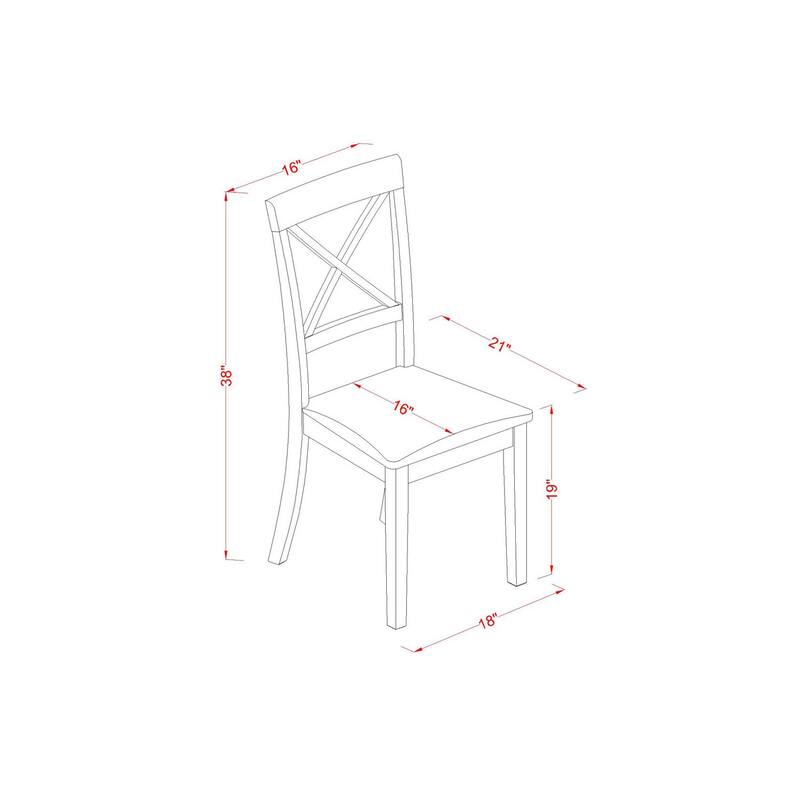9 Piece Dining Set - Square Table with Butterfly Leaf & 8 Linen Chairs - 54 Inch Cappuccino Finish