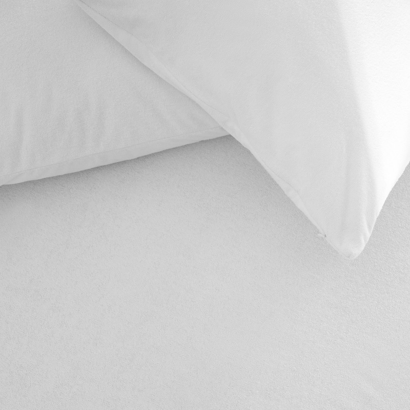 Bare Home Waterproof Pillow Protector 2-Pack, Cotton Terry, Vinyl Free