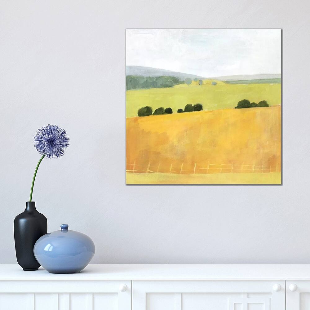 iCanvas "Soft Fieldscape II" by Victoria Borges Canvas Print