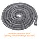 Fiberglass Pipe Insulation Rope Seal - Fiberglass Square Braided Rope Gasket 1" X 8 Feet Firm High Density Stove Boiler Furnace Oven Kiln Door Seal Gasket Wood Stove Door Gasket