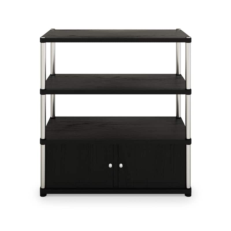 Convenience Concepts Designs2Go Highboy 40 inch TV Stand with Storage Cabinets and Shelves