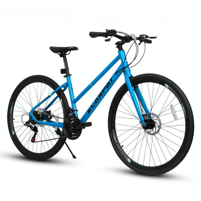 700Cx35 Road Bike with Aluminum Alloy Wheels, 21-Speed Gear System