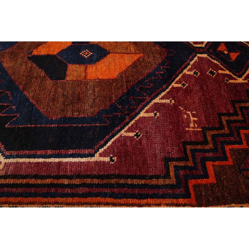 ECARPETGALLERY Hand-knotted Konya Anatolian Burgundy Wool Rug - 4'6 x 8'11