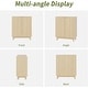 preview thumbnail 9 of 11, Modern Wood Buffet Cabinet with Storage, 2/4 Doors & Adjustable Shelves, Versatile Sideboard
