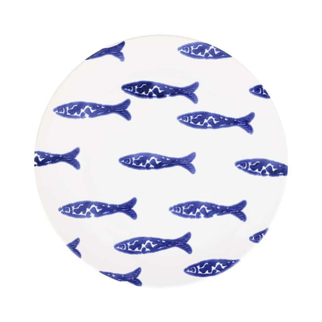 viva by VIETRI Santorini Minnows Dinner Plate