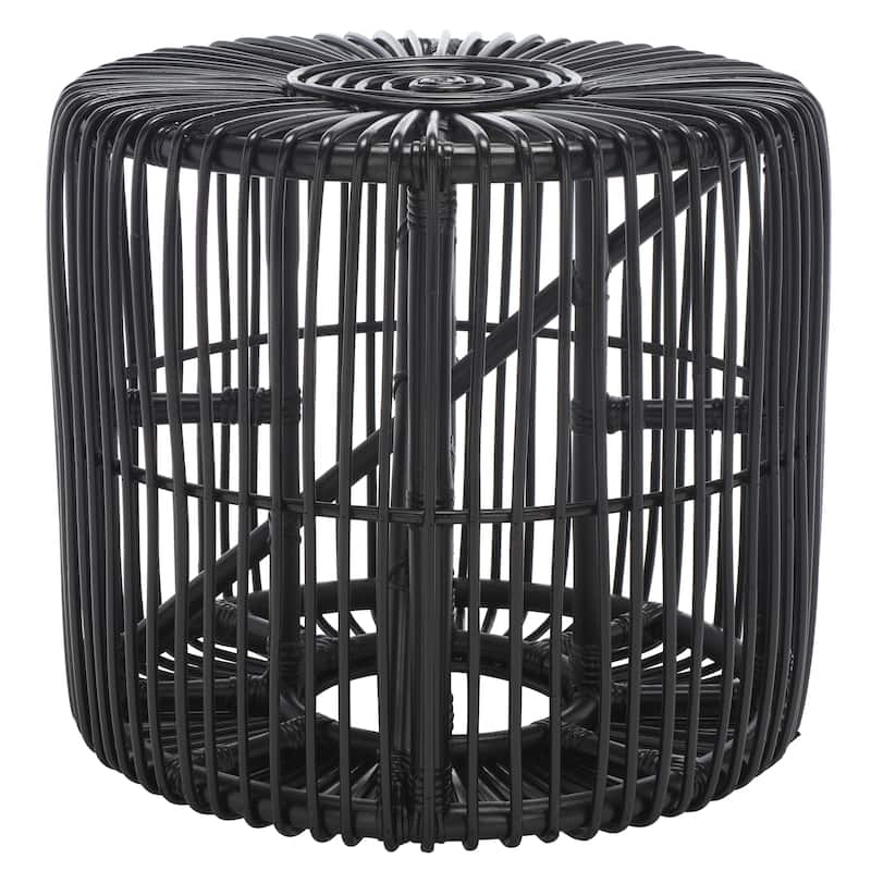 SAFAVIEH Jabez Round Accent Table - 22" W x 22" D x 20" H - Black