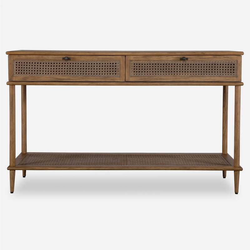 Mid Century Style Console Table - 52" - Brown