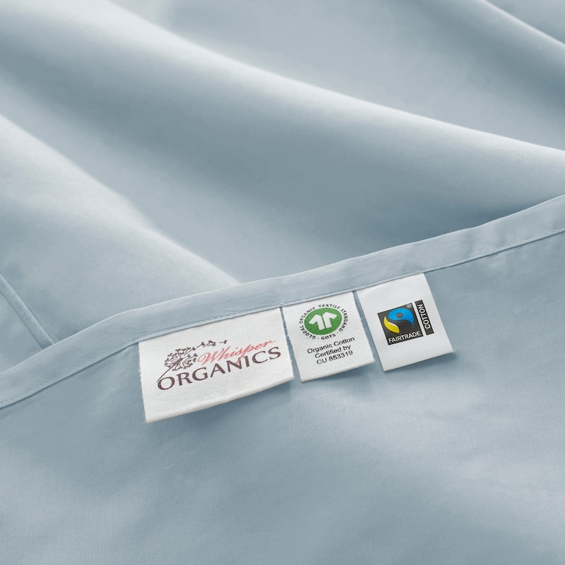 Organic Cotton Sateen Bed Sheets - 300 Thread Count