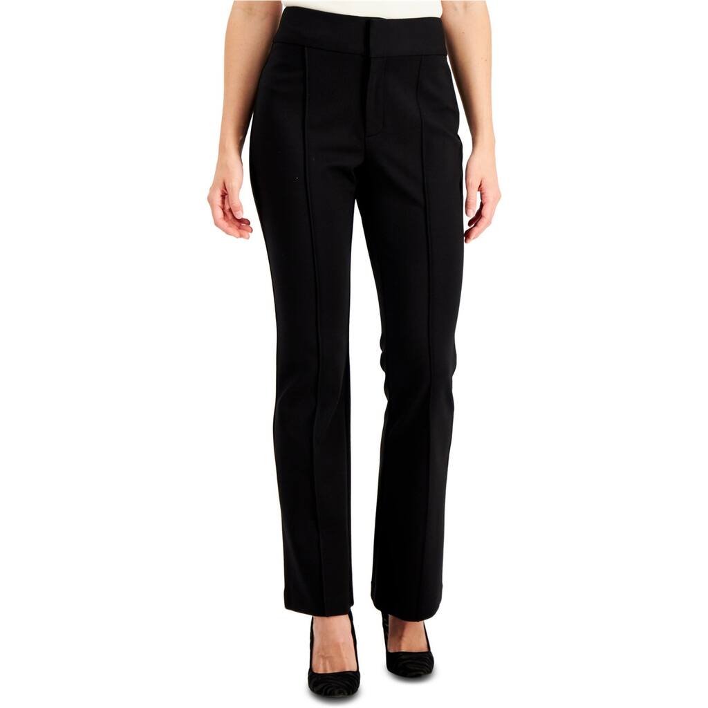 I.N.C Womens Solid Casual Trouser Pants