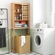 preview thumbnail 4 of 7, Over The Toilet Storage Cabinet - 9"D x 24.5"W x 67"H
