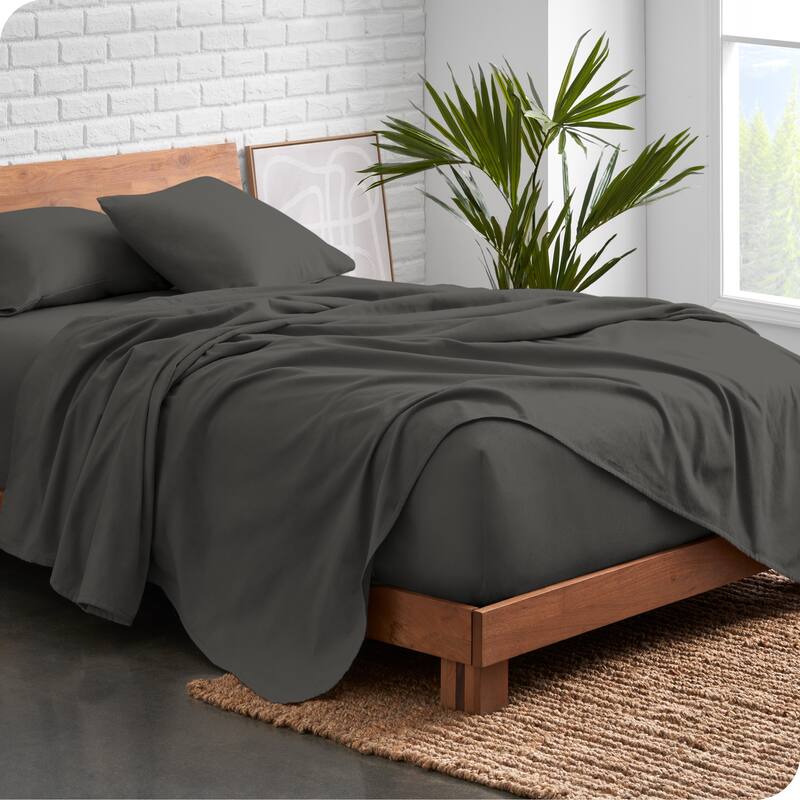 Bare Home Organic Cotton Flannel Sheet Set