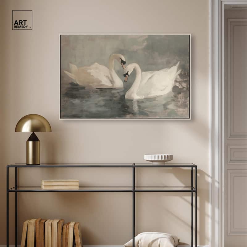 Ivory Idyllic Canvas by Art Remedy