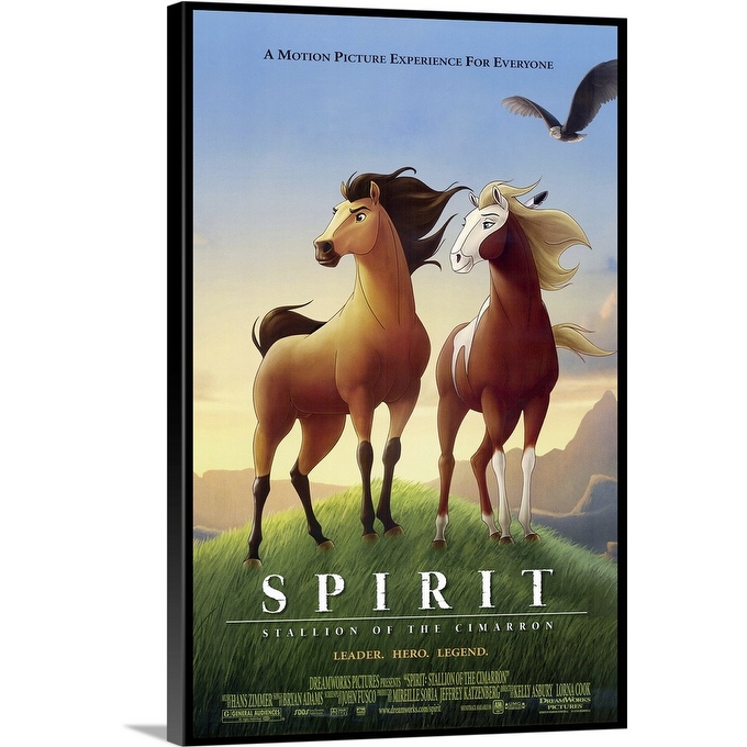C50）ラーソン リトグラフSpirit only-horses &eagles Spirit Stallion of the Cimarron (2002)