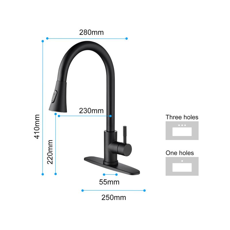 Single Handle Pull out Kitchen Faucet