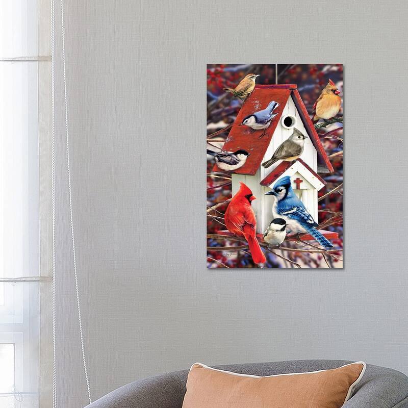 iCanvas "Church Birdhouse" by Greg & Company Canvas Print - 26x18x1.5