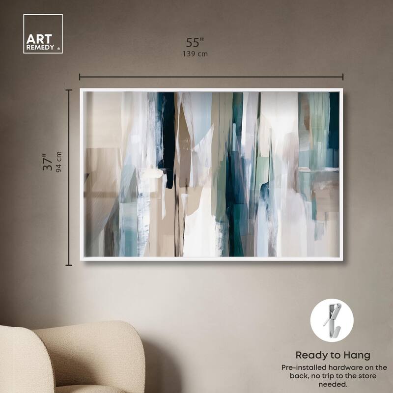 Color Columns Shadowbox by Art Remedy