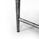 preview thumbnail 9 of 16, 247 Shop At Home Lalia Modern Hammered Metal 2-Piece X-Brace End Table Set