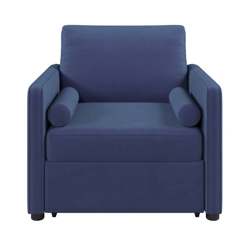 3 in 1 Convertible Sleeper Chair with Adjustable Backrest