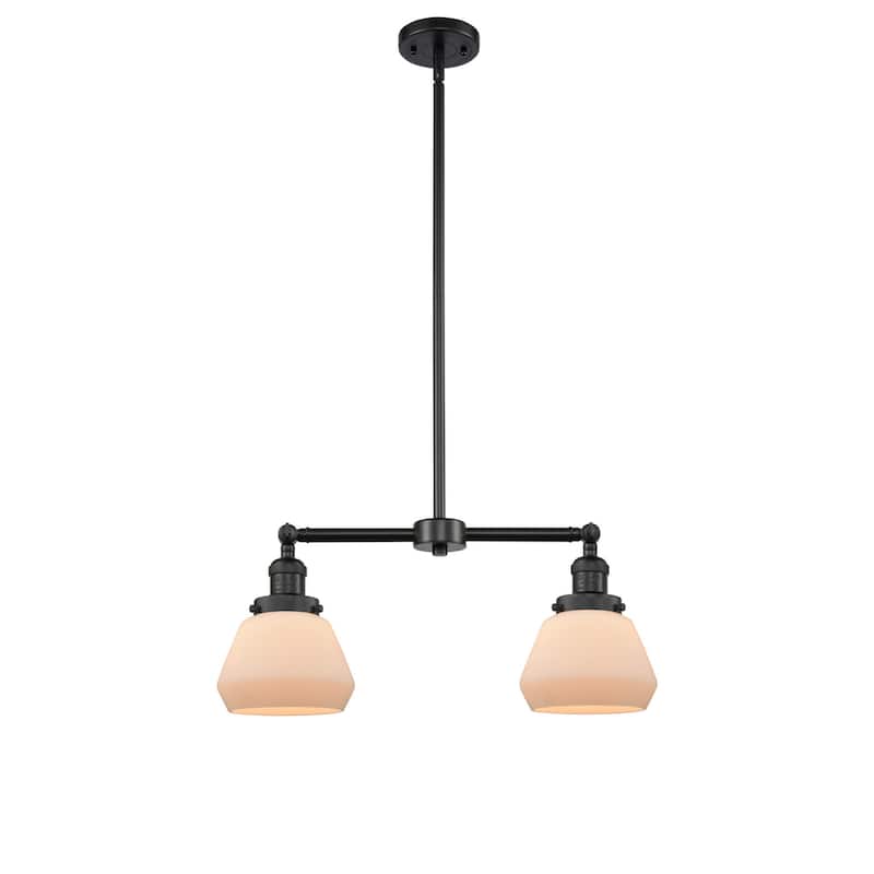 Innovations Lighting Fulton 2 Light 21" Wide Linear Chandelier