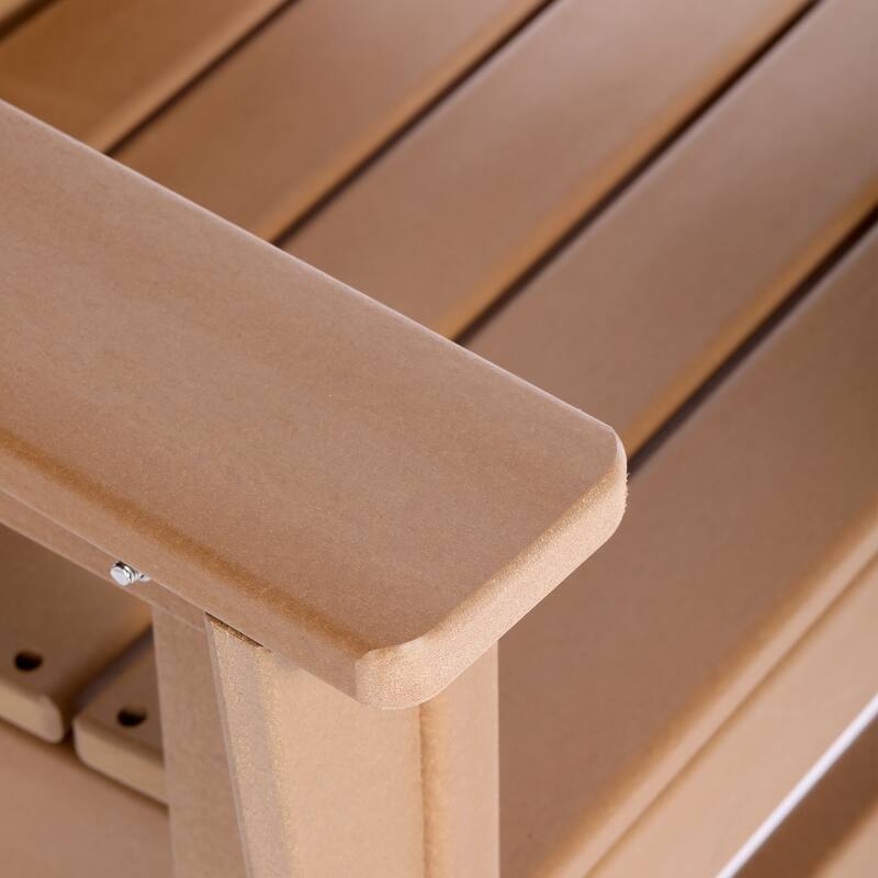 Laguna Kids Outdoor Poly Adirondack Chair With Side Table 3-Piece Set
