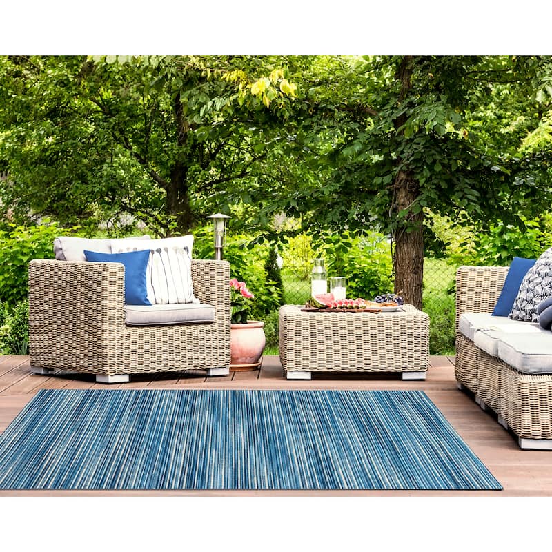 Liora Manne Marina Stripes Indoor/ Outdoor Area Rug