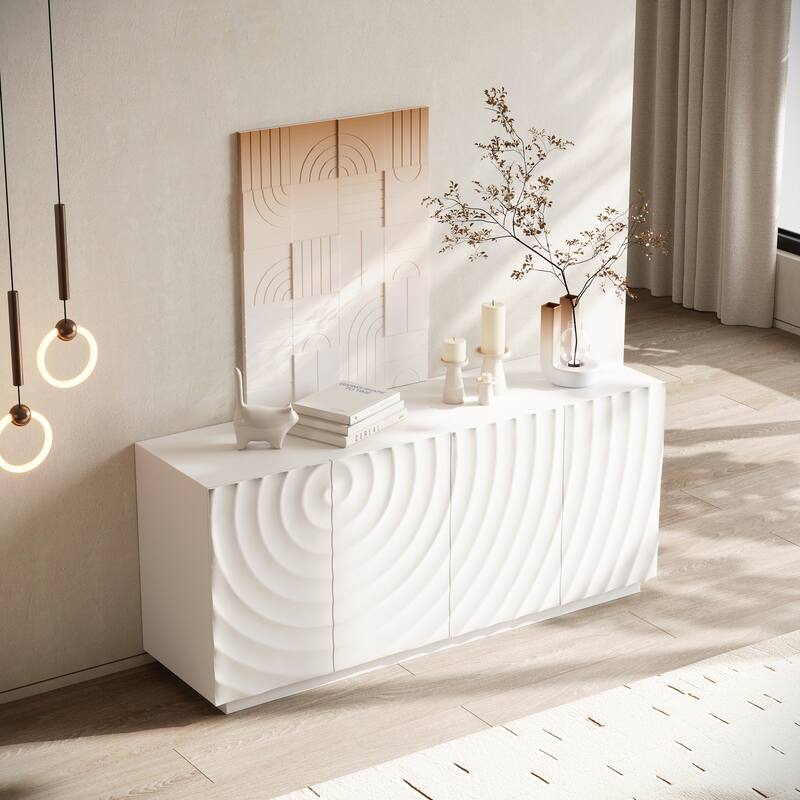 Buffet Cabinet,Modern Accent Storage Sideboard