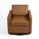 preview thumbnail 46 of 154, Set of 2 Modern Swivel Accent Armchairs Upholstered Arm Chairs