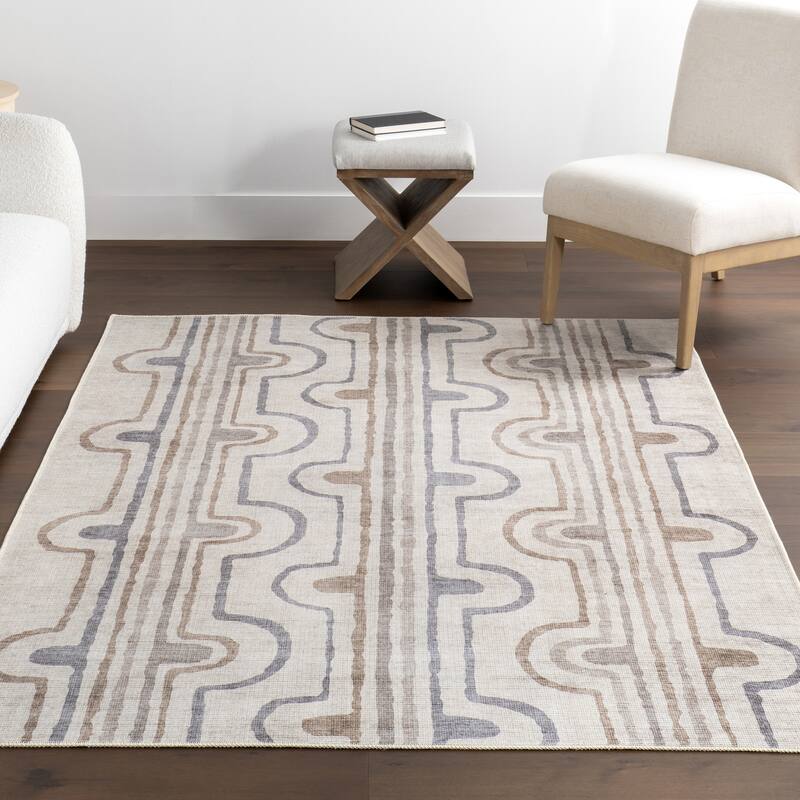 Nuloom Green Haven Collection Recycled Cotton Machine Washable Area Rug