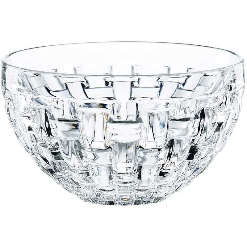 Nachtmann Set of 4 Bossa Nova Round Crystal Dip Bowls - 3.5 inches