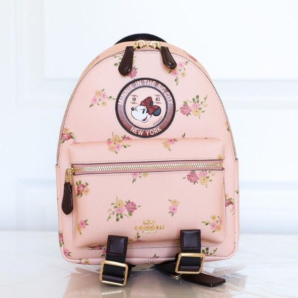 coach floral backpack