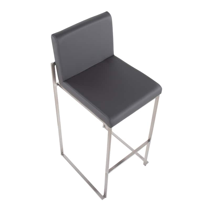 Silver Orchid Forrest High Back Bar Stool - Set of 2