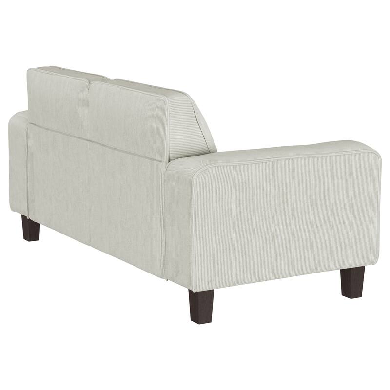 Deerhurst Upholstered Track Arm Tufted Loveseat