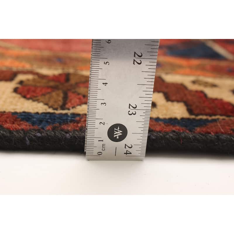 ECARPETGALLERY Hand-knotted Melis Vintage Dark Copper Wool Rug - 4' 9" x 6' 11"