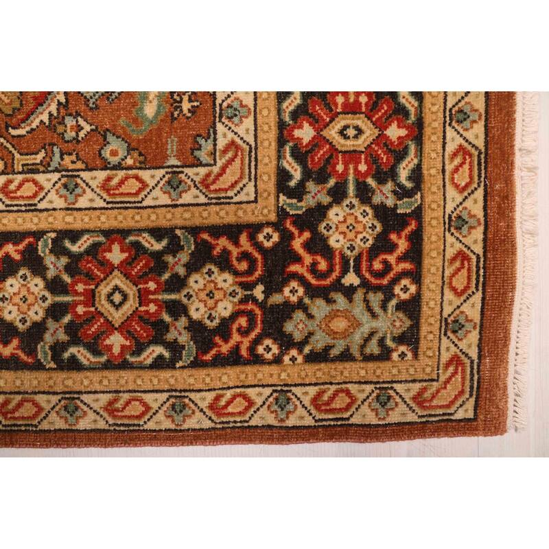 ECARPETGALLERY Hand-knotted Jamshidpour Copper Wool Rug - 8'0 x 10'3
