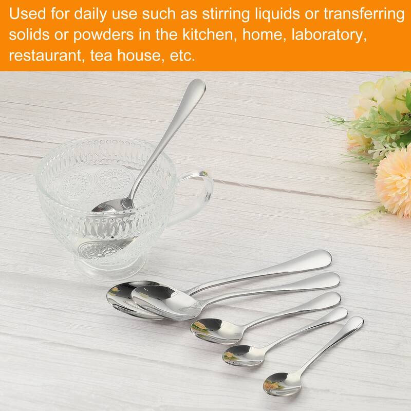 Metal Spoons, Stainless Steel Spoon for Home Kitchen Restaurant