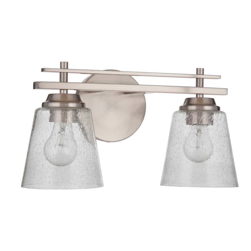 Craftmade Drake 2 Light 16" Wide Bathroom Vanity Light - Brushed Polished Nickel