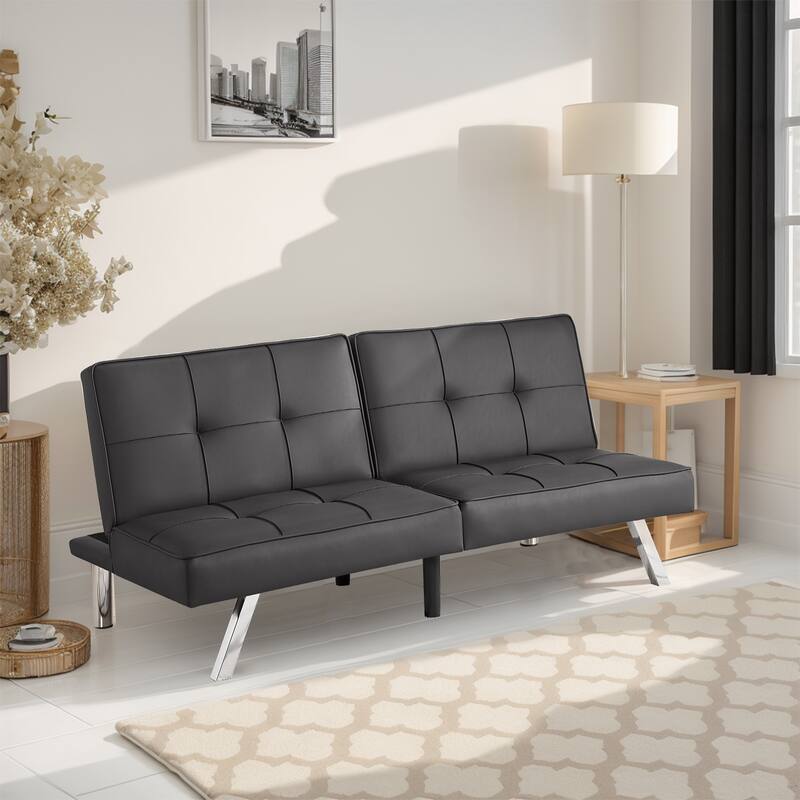 Sofa Bed Lounger Sofa for Living Room - Black