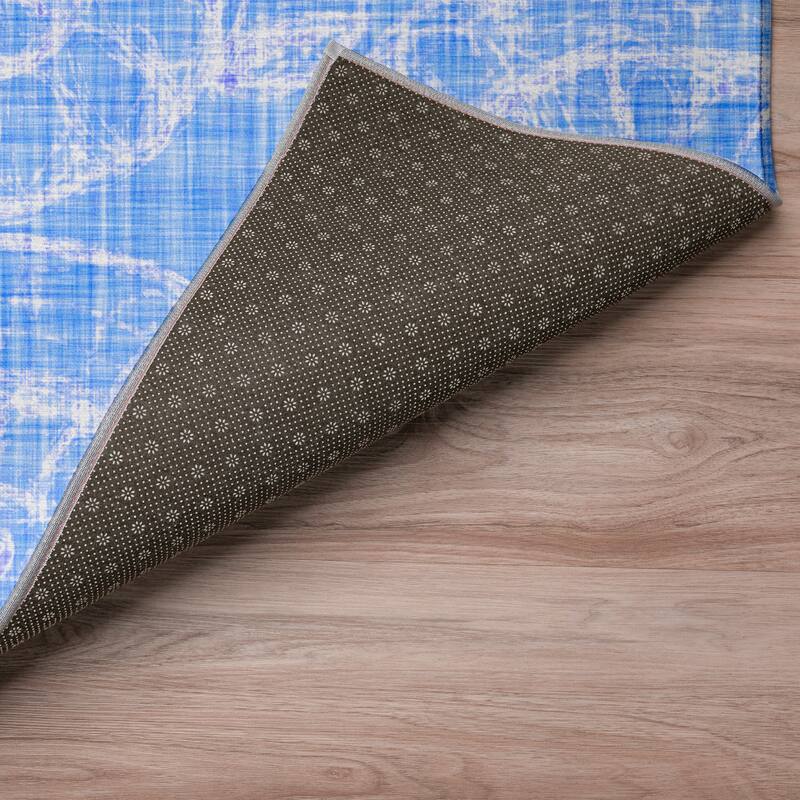 Indoor/ Outdoor Surfside Imprints Washable Rug New