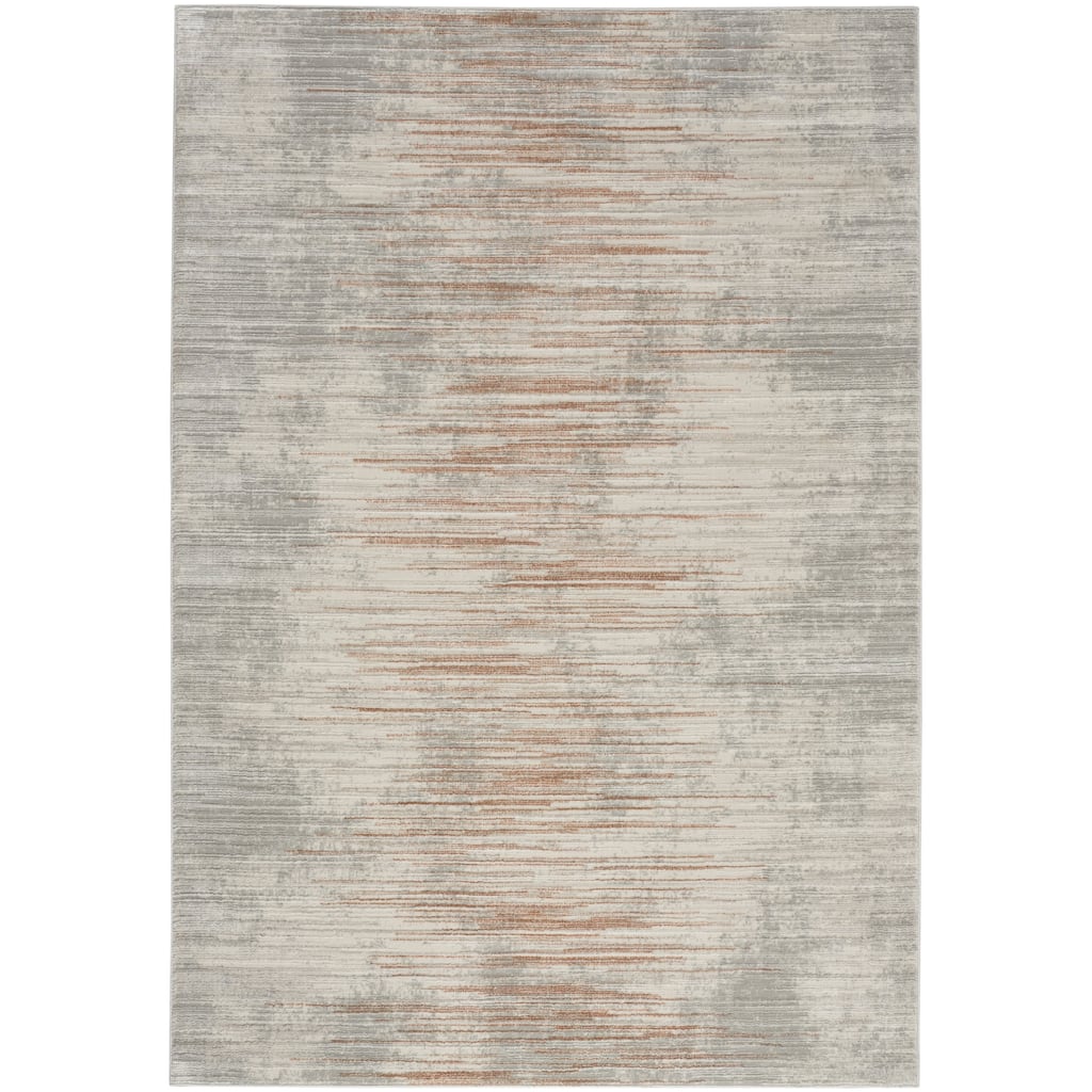 Nourison Home Texture Indoor only Cream / Ivory Abstract Area Rug