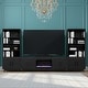 preview thumbnail 10 of 19, Bridgevine Home Radiance 78 inch High Bookcase Pier, No Assembly Required