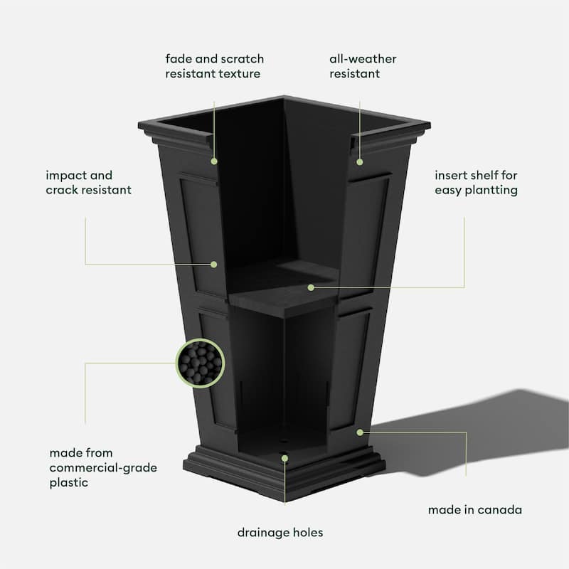Veradek Brixton Tall 28-inch Planter