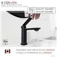 preview thumbnail 9 of 23, Stylish Vita Single Handle 6" Bathroom Faucet B-102