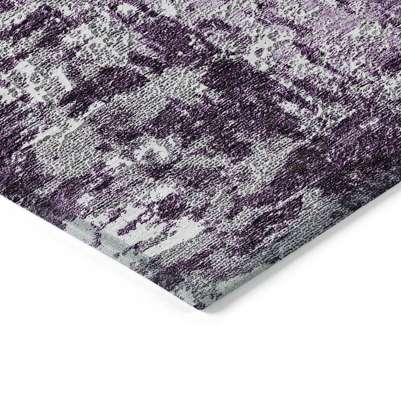 HomeRoots Abstract Transitional Rectangle Outdoor Rug