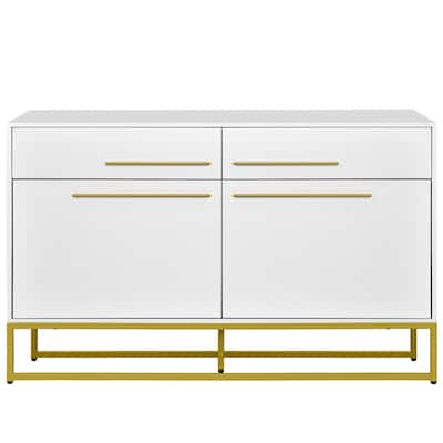 Moasis 47.2" Modern Sideboard Buffets with 2 Drawers & Doors