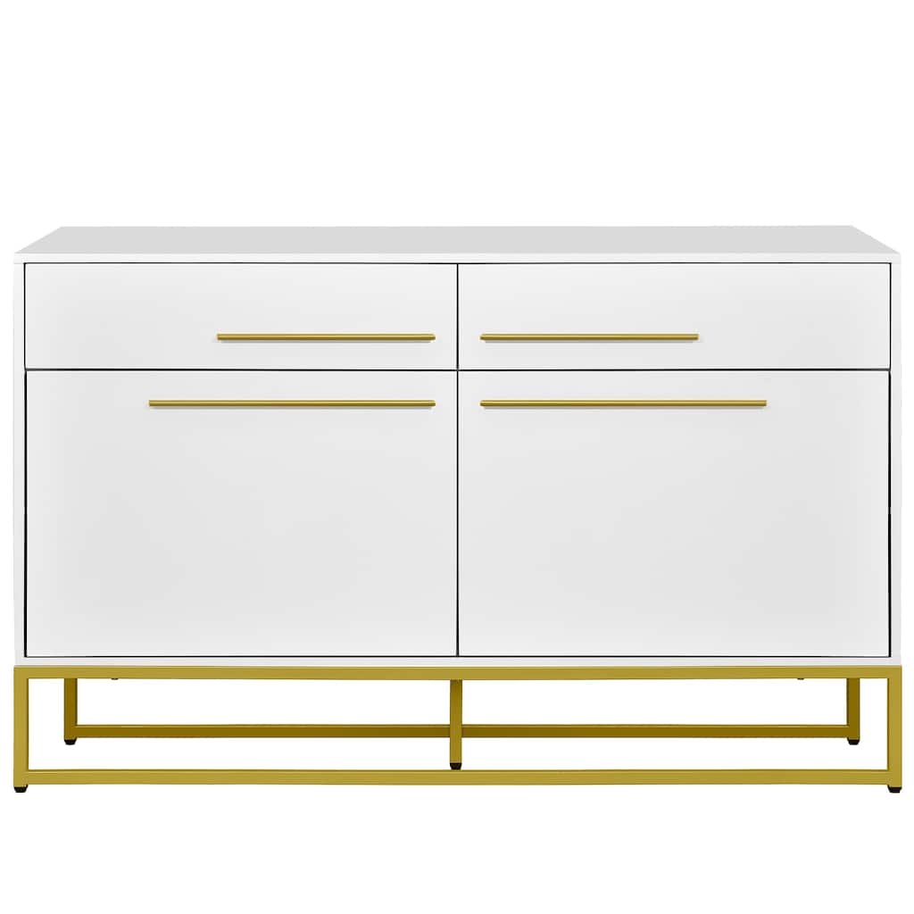 Moasis 47.2" Modern Sideboard Buffets with 2 Drawers & Doors