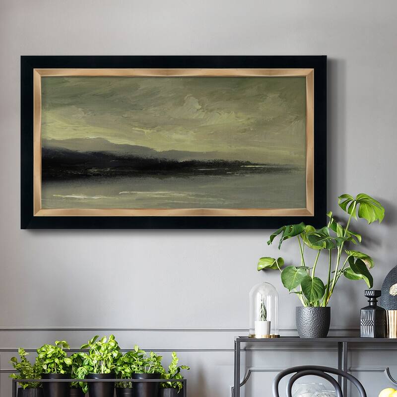 Coastal Dawn Premium Framed Canvas- Ready to Hang