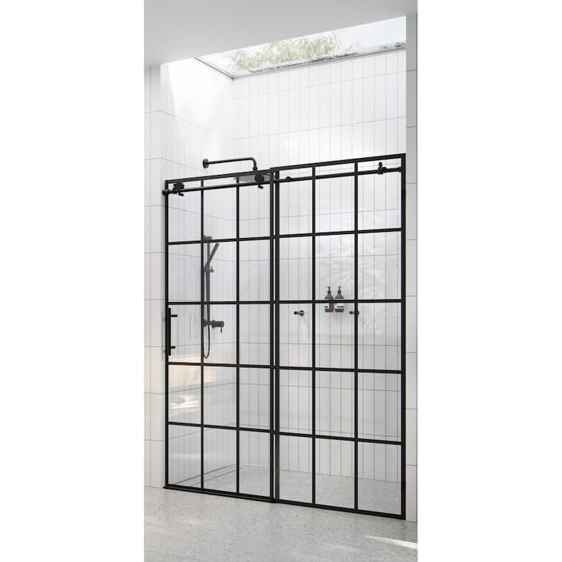 Esprit 44 in. - 48 in. x 78 in. French Monture Sliding Shower Door