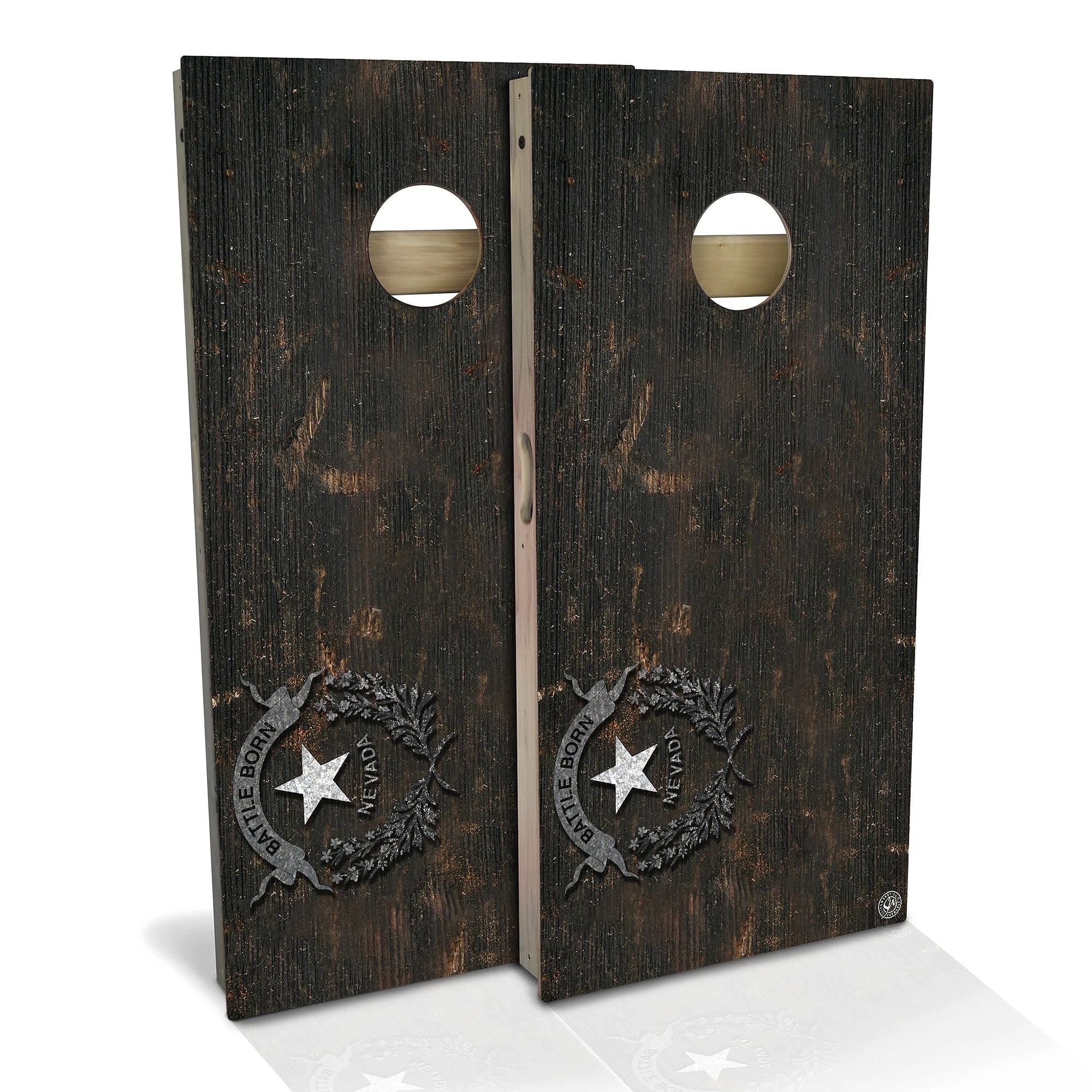 Nevada Flag Vintage Outdoor Cornhole Board Set