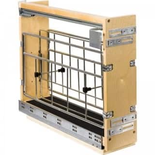 Hardware Resources 5" "No Wiggle" Pullout with Built-in Tray Divider