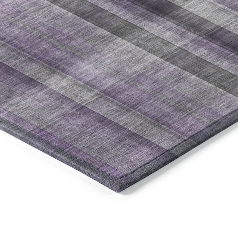 Rafi Plaid Weather Resistant Timeless Fusion Outdoor Rug